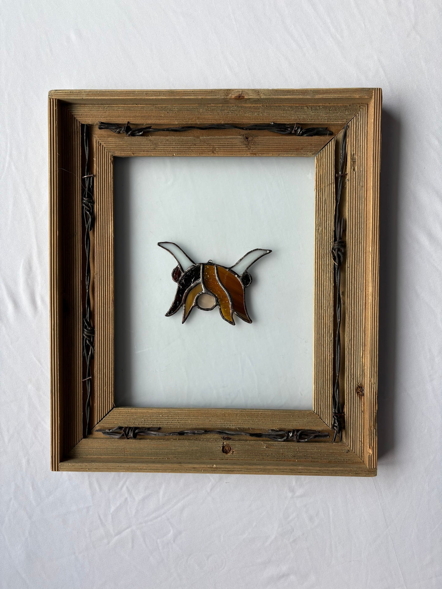 Stained Glass Ornament Highland Cow